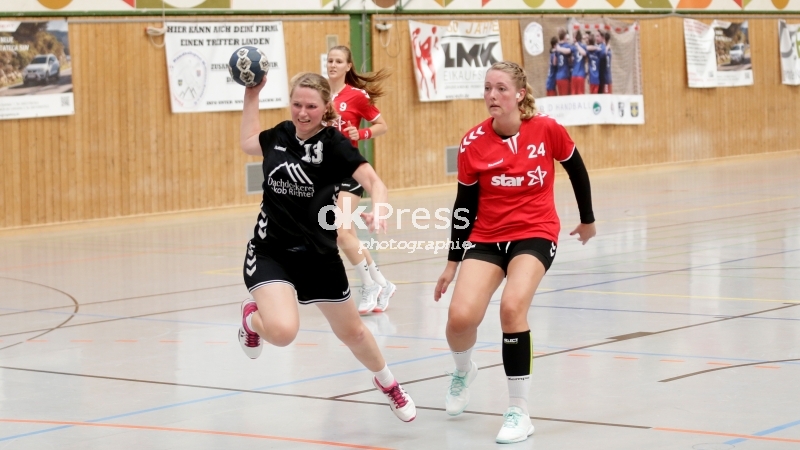 Frauen Landesliga Staffel Süd. HSG Holsteinische Schweiz vs SG Kiel-Nord (© Otto Kasch)